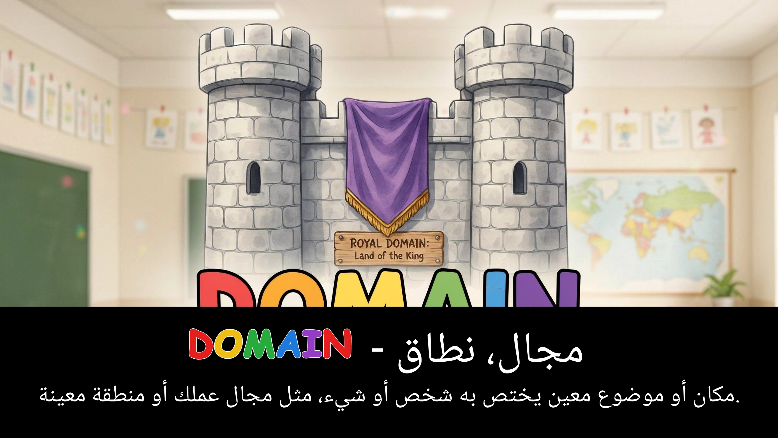 Arabic Illustration for domain